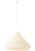 Hanglamp Konisch raffia wit large-Hanglampen-J-Line