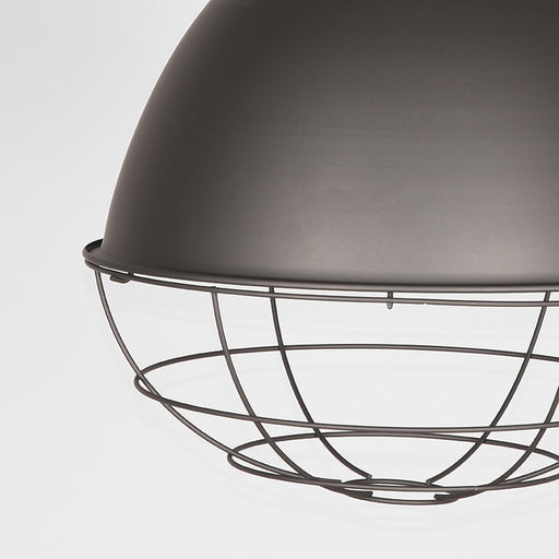 Hanglamp Korf Karakteristieke Metaal Burned Steel 38x38x45 cm-Hanglampen-LABEL51