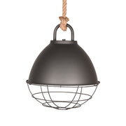 Hanglamp Korf Karakteristieke Metaal Burned Steel 47x47x55 cm-Hanglampen-LABEL51