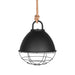 Hanglamp Korf Karakteristieke Metaal Zwart 38x38x45 cm-Hanglampen-LABEL51