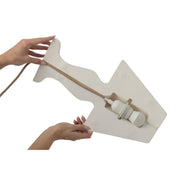 Hanglamp Lampenkap Wit Paper 25 cm 25x25x40 cm-Hanglampen-J-Line
