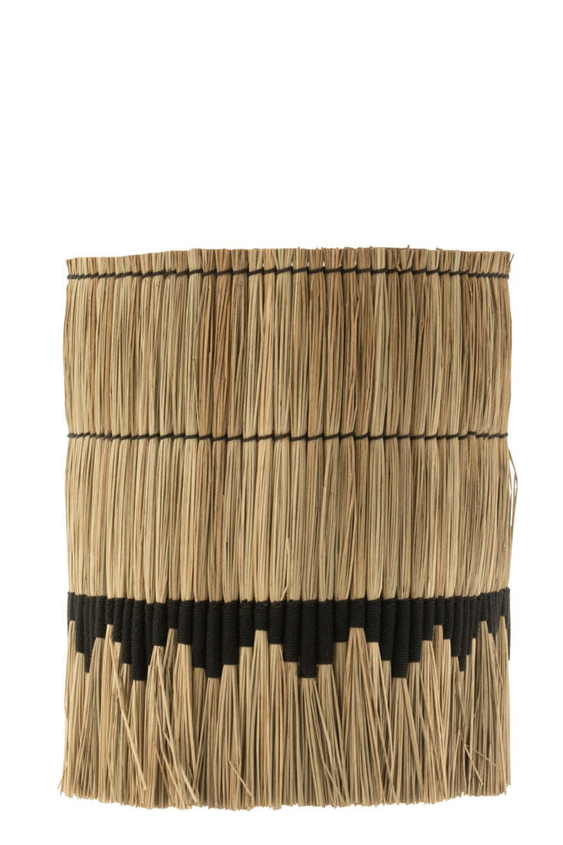 Hanglamp Lampenkap Zwart Gras L 45 cm 45x45x50 cm-Hanglampen-J-Line