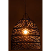 Hanglamp Lampenkap Zwart Ijzer 40 cm 40x40x45 cm-Hanglampen-J-Line