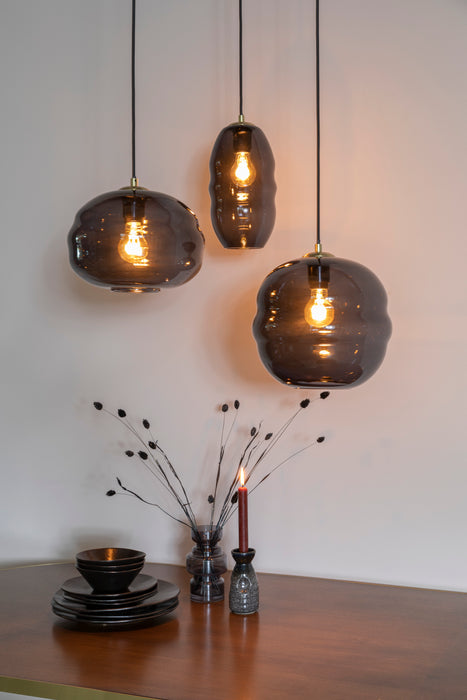 Hanglamp Lauren L Glas Multicolour Ø29x150 cm E27-Tafellampen-Creating Home