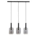 Hanglamp Lekar - Smoke Glas - 100x22x32cm - 3L-Hanglampen-Light & Living