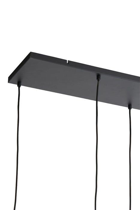 Hanglamp Lekar - Smoke Glas - 110x22x32cm - 5L-Hanglampen-Light & Living