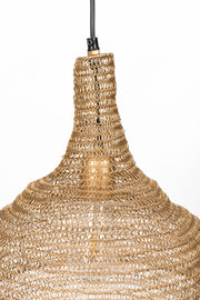 Hanglamp Lena Fijne Iron Goud 37x37x155 cm-Hanglampen-Creating Home