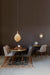 Hanglamp Lena M Brass Metaal Goud Ø37x155 cm E27-Tafellampen-Creating Home