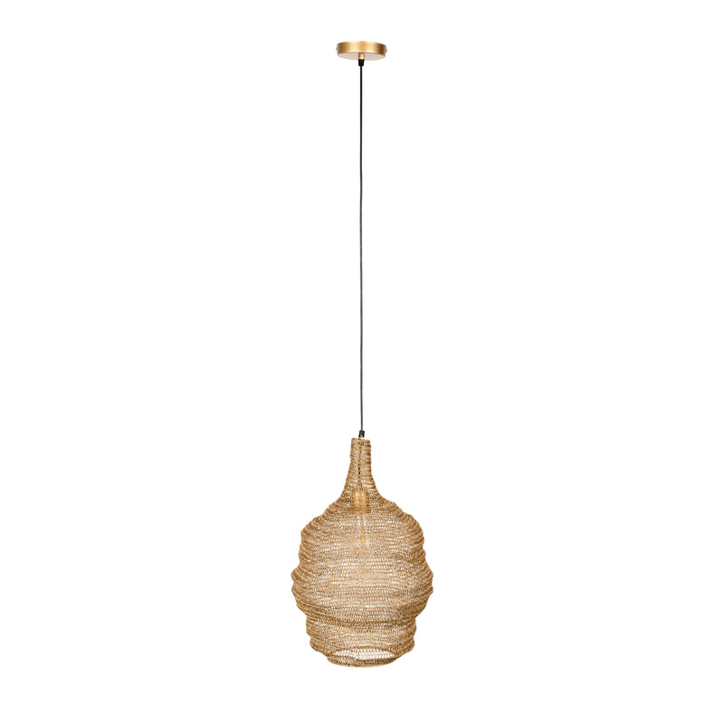 Hanglamp Lena Fijne Iron Goud 37x37x155 cm-Hanglampen-Creating Home