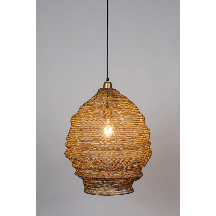 Hanglamp Lena Fijne Iron Goud 48x48x158 cm