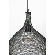Hanglamp Lena Fijne Iron Zwart 37x37x155 cm-Hanglampen-Creating Home