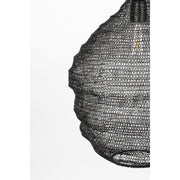 Hanglamp Lena Fijne Iron Zwart 37x37x155 cm-Hanglampen-Creating Home