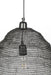Hanglamp Lena Fijne Iron Zwart 48x48x158 cm-Hanglampen-Creating Home