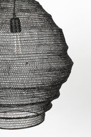 Hanglamp Lena Fijne Iron Zwart 48x48x158 cm-Hanglampen-Creating Home