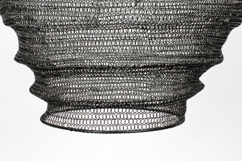Hanglamp Lena Fijne Iron Zwart 48x48x158 cm-Hanglampen-Creating Home