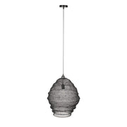 Hanglamp Lena Fijne Iron Zwart 48x48x158 cm-Hanglampen-Creating Home