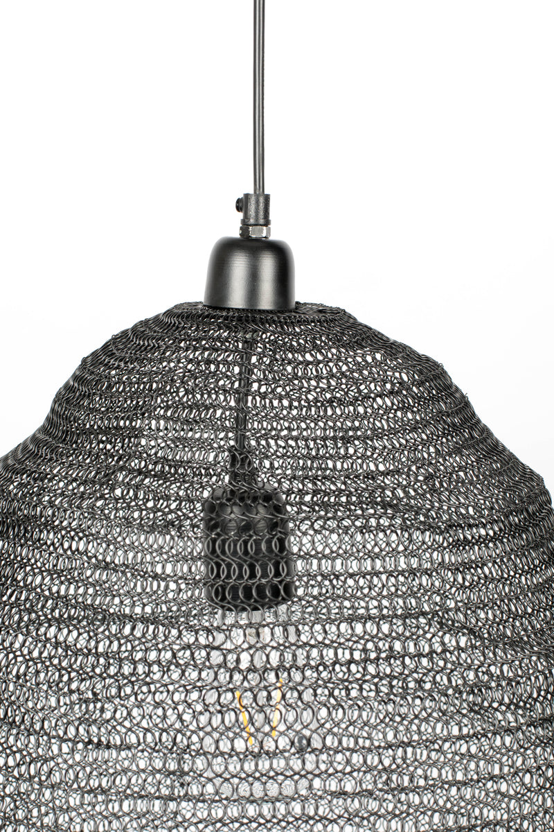 Hanglamp Lena Fijne Iron Zwart 48x48x158 cm-Hanglampen-Creating Home