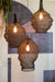 Hanglamp Lena L Metaal Zwart Ø48x158 cm E27-Tafellampen-Creating Home