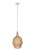 Hanglamp Lena M Brass Metaal Goud Ø37x155 cm E27-Tafellampen-Creating Home
