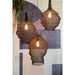 Hanglamp Lena M Metaal Zwart Ø37x155 cm E27-Tafellampen-Creating Home