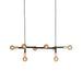 Hanglamp Loco Karakteristieke Metaal Zwart 31x100x16 cm-Hanglampen-LABEL51