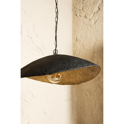 Hanglamp Majid Paper Zwart 71x53x23 cm-Hanglampen-PTMD