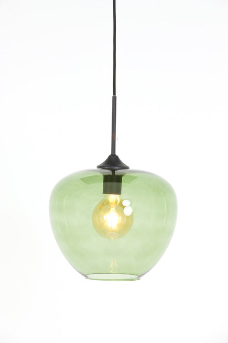 Hanglamp Mayson - Glas Groen - Ã˜30cm-Hanglampen-Light & Living