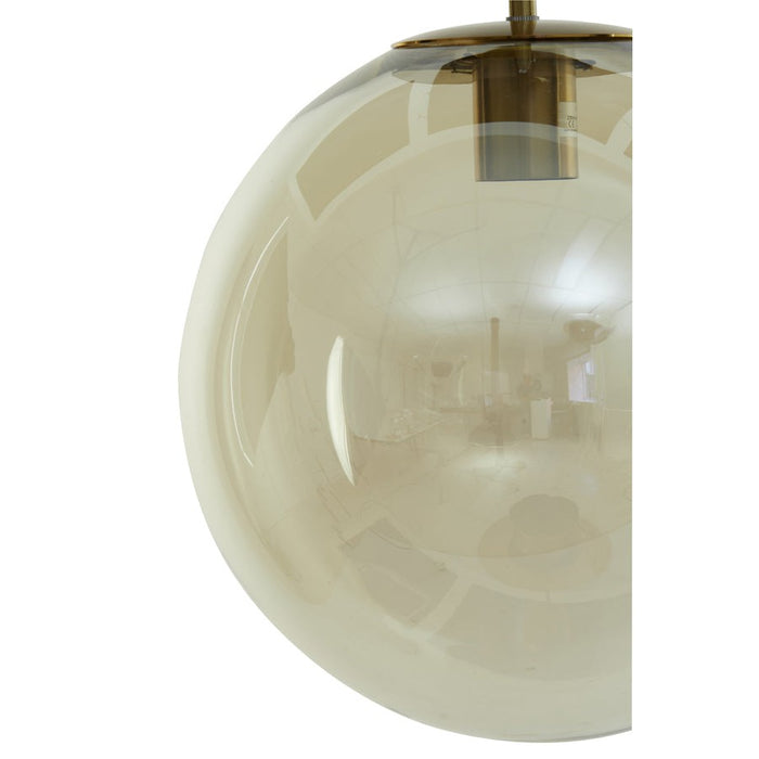 Hanglamp Medina - Glas Amber - Ø48cm-Hanglampen-Light & Living