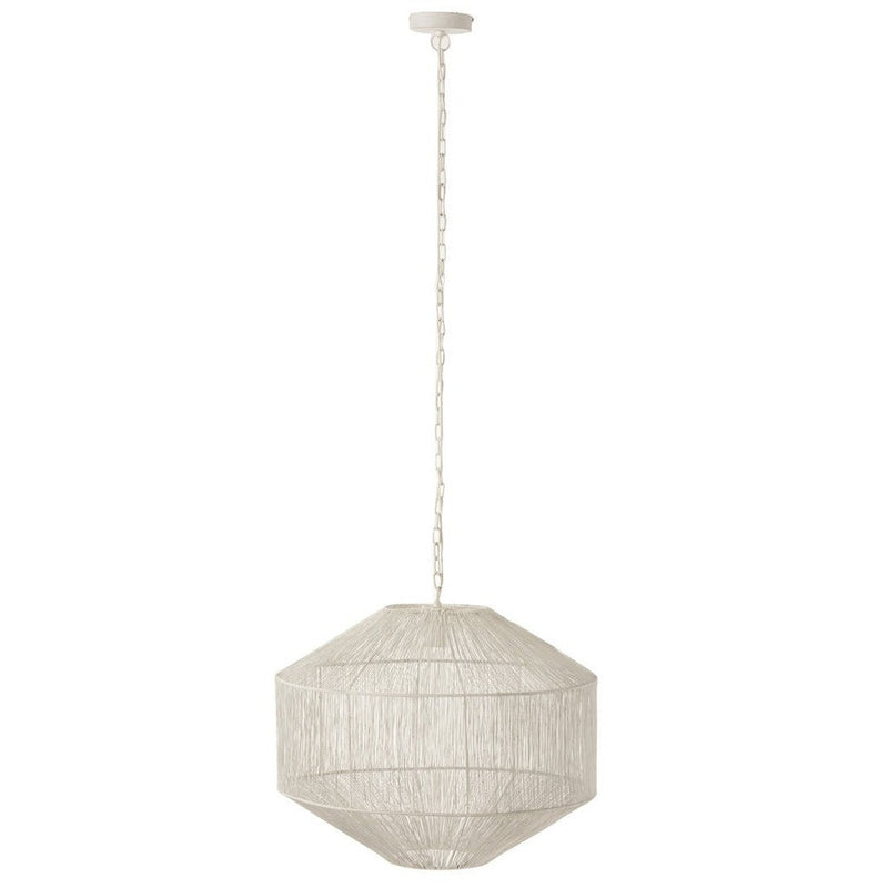 Hanglamp Metaal Matte Wit 60x60x150 cm-Hanglampen-J-Line
