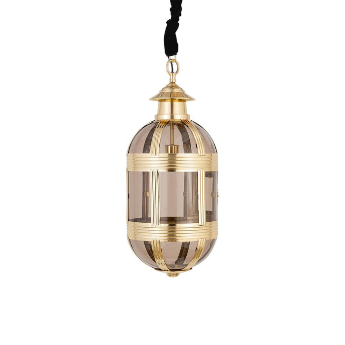 Hanglamp Mikk Glas Geel 71 cm-Hanglampen-PTMD