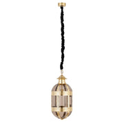 Hanglamp Mikk Glas Geel 71 cm-Hanglampen-PTMD