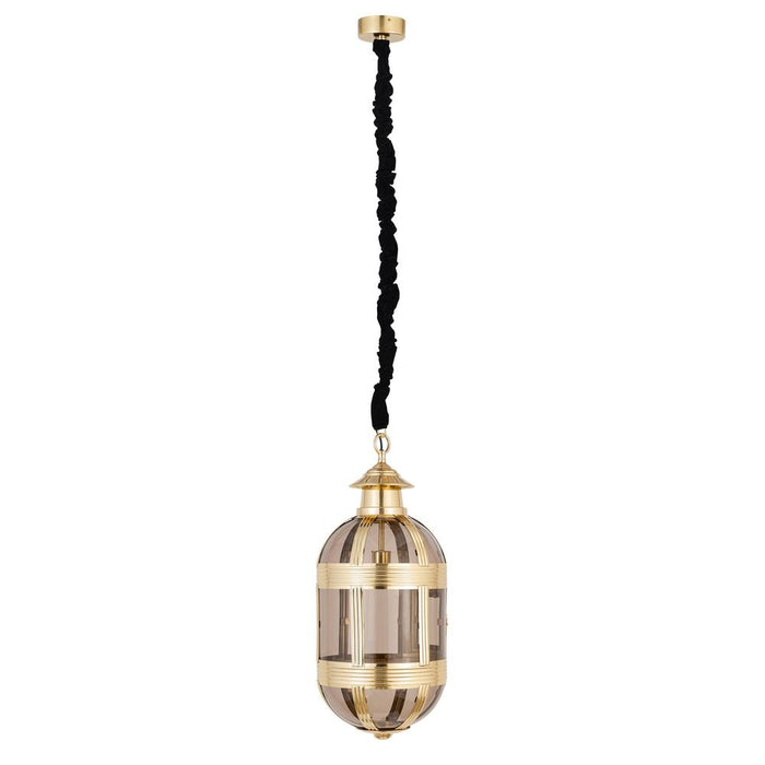 Hanglamp Mikk Glas Geel 71 cm-PTMD