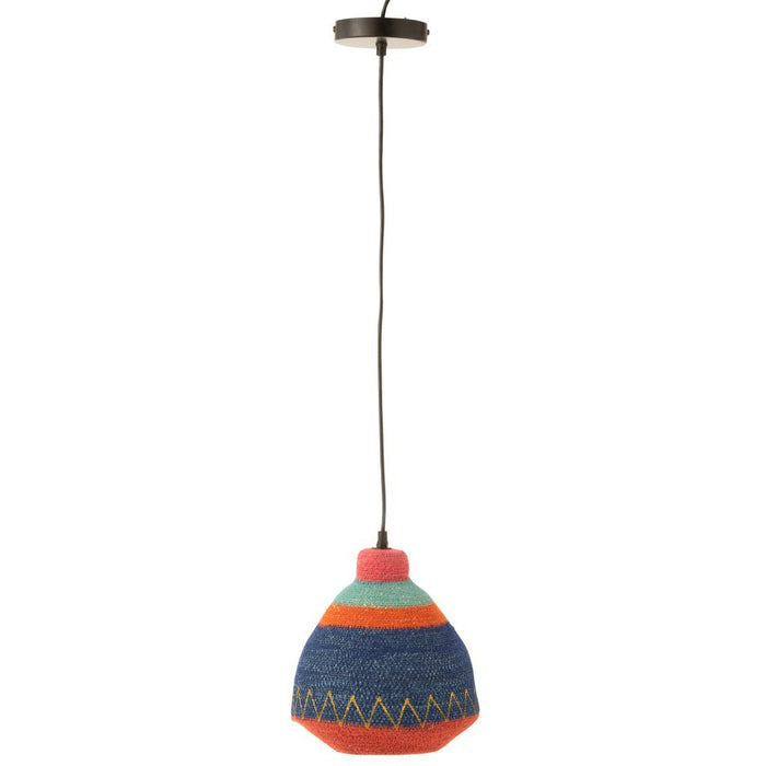 Hanglamp Mix Zeegras 25 cm Zeegras 25x25x27 cm 41813-Hanglampen-J-Line