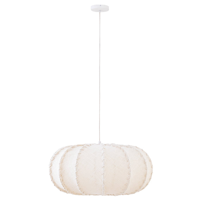 Hanglamp Myka Jute Wit 734228-Hanglampen-PTMD