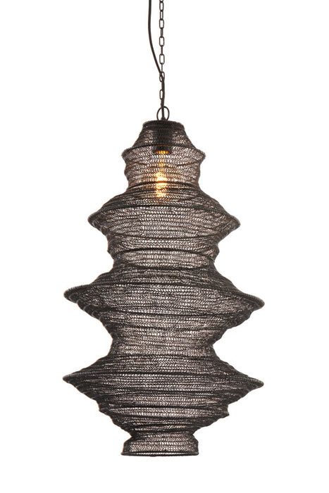 Hanglamp Nakisha - Zwart - Ã˜40cm-Hanglampen-Light & Living