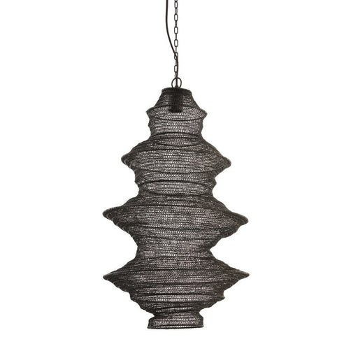 Hanglamp Nakisha - Zwart - Ã˜40cm-Hanglampen-Light & Living