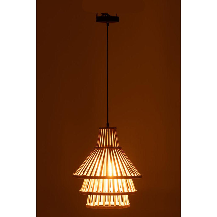 Hanglamp Naturel Bamboe M 32 cm-Hanglampen-J-Line