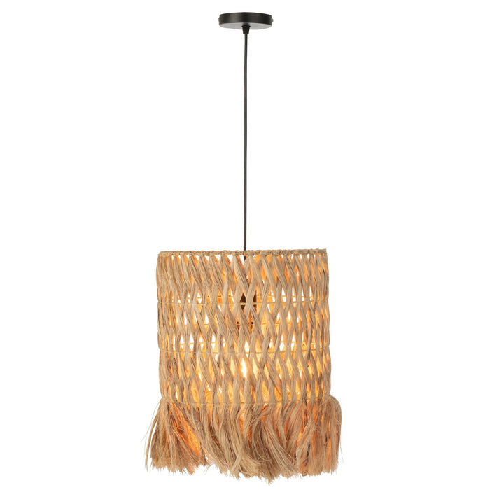 Hanglamp Naturel Banana leaf Rond 30 cm-Tafellampen-J-Line