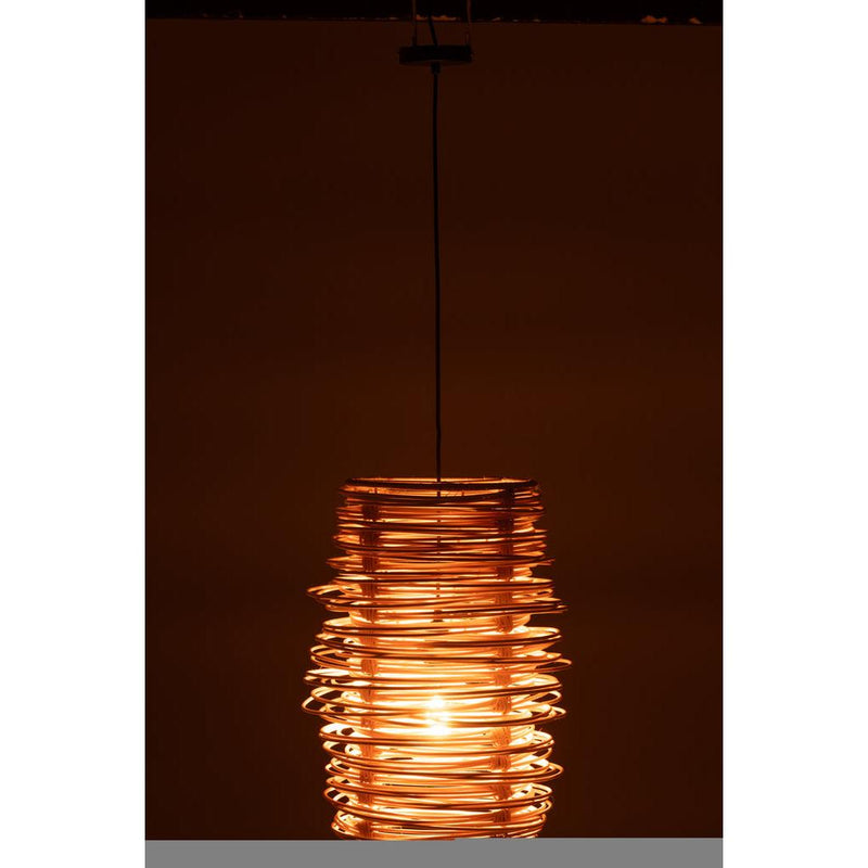 Hanglamp Naturel Electrical part 38 cm 38x38x50 cm-Hanglampen-J-Line