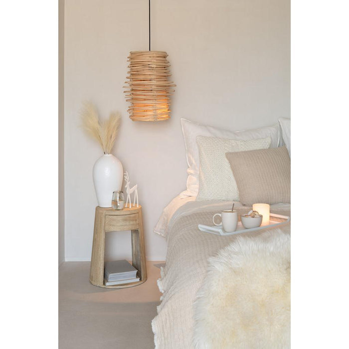 Hanglamp Naturel Electrical part 38 cm 38x38x50 cm-Hanglampen-J-Line