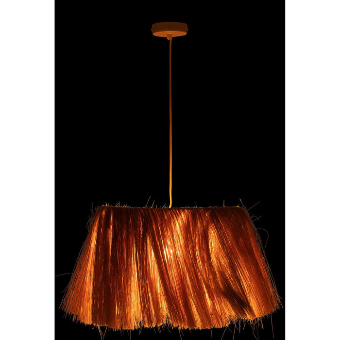 Hanglamp Naturel Ijzer 35 cm - Ijzer,gras-Hanglampen-J-Line