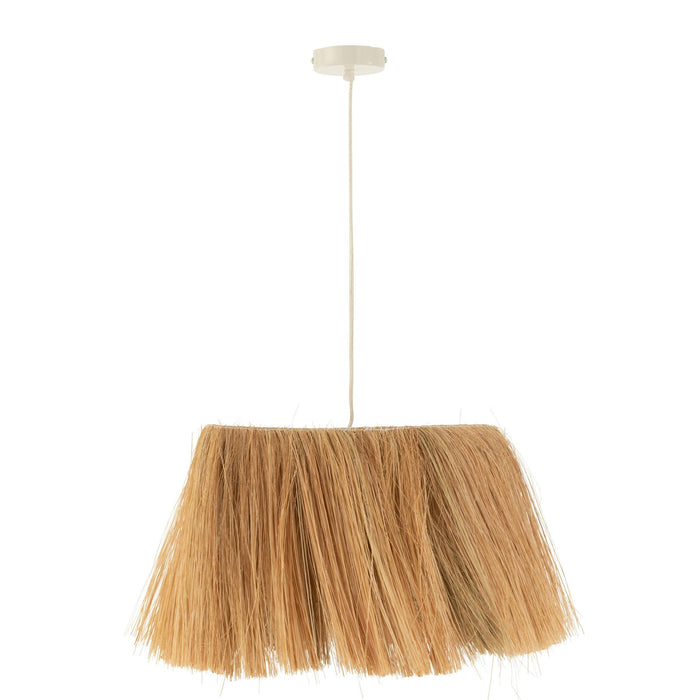 Hanglamp Naturel Ijzer 35 cm - Ijzer,gras-Tafellampen-J-Line