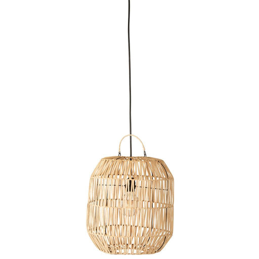 Hanglamp Naturel Ijzer 35 cm Ijzer,rotan 35x35x40 cm-Hanglampen-J-Line