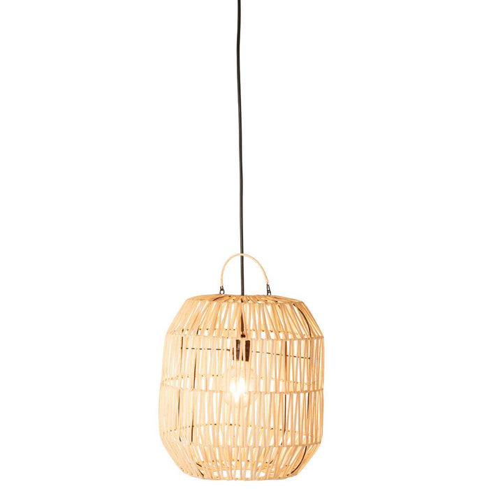 Hanglamp Naturel Ijzer 35 cm Ijzer,rotan 35x35x40 cm-Hanglampen-J-Line