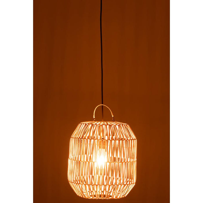 Hanglamp Naturel Ijzer 35 cm - Ijzer,rotan-Hanglampen-J-Line