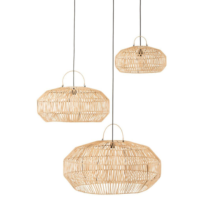Hanglamp Naturel Ijzer 78 cm-Tafellampen-J-Line