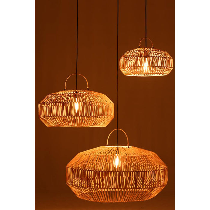 Hanglamp Naturel Ijzer 78 cm-Tafellampen-J-Line