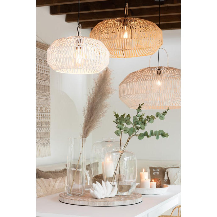 Hanglamp Naturel Ijzer 78 cm-Tafellampen-J-Line