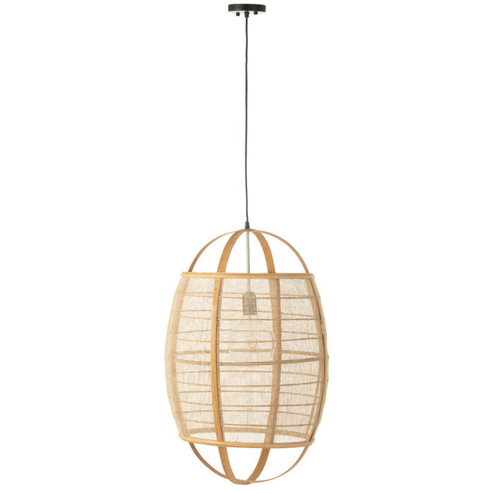 Hanglamp Naturel Ijzer L 43 cm 43x43x66 cm-Hanglampen-J-Line