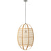Hanglamp Naturel Ijzer L 43 cm 43x43x66 cm-Hanglampen-J-Line